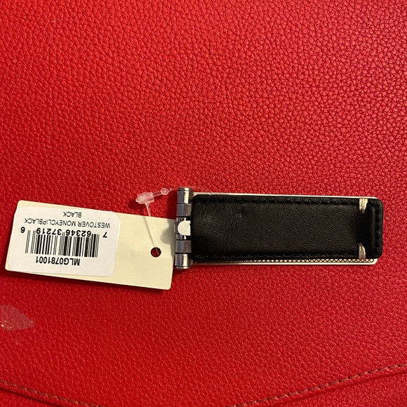 Fossil Men's Leather Wrapped Hinged Money Clip BNWT - Picture 5 of 7